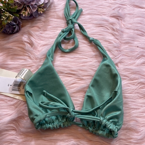 NWT BAOBAB Picura Halter Bikini Top in Pearl sz S - Picture 7 of 10